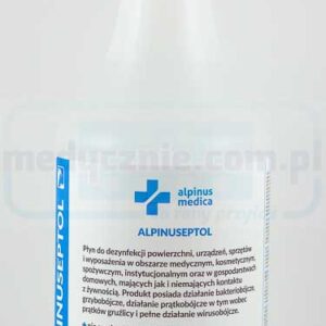 Płyn do dezynfekcji powierzchni Alpinuseptol Neutral 1L z pompką (odpowiednik np. Velox, Aerodesin, Incidin)